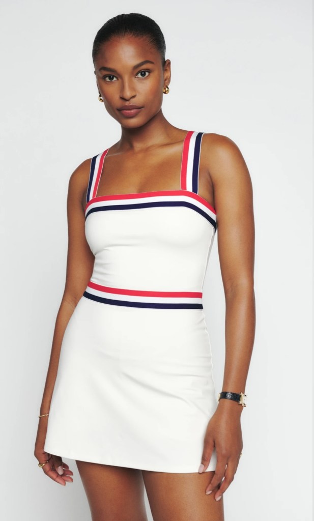 Tennis-style activewear dress
